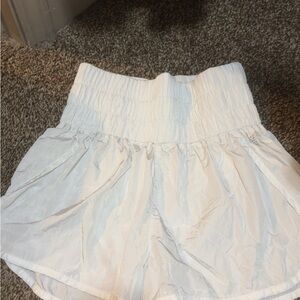 Women's Classic White Athletic Shorts